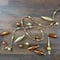 16ct. Champagne Gold Beaded Garland & Ornament Set